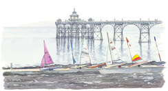 Waiting for the tide - Clevedon Pier